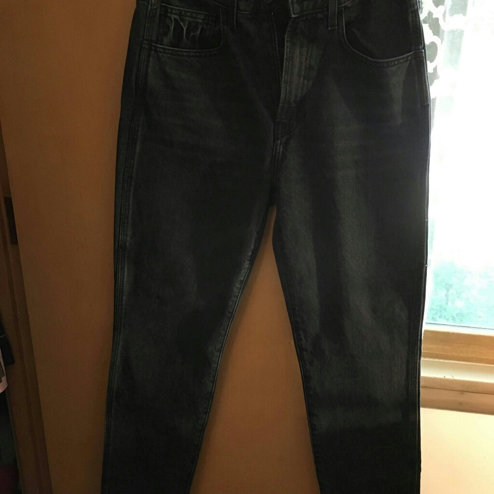 NWOT black Jordache vintage crop mom jeans size 26